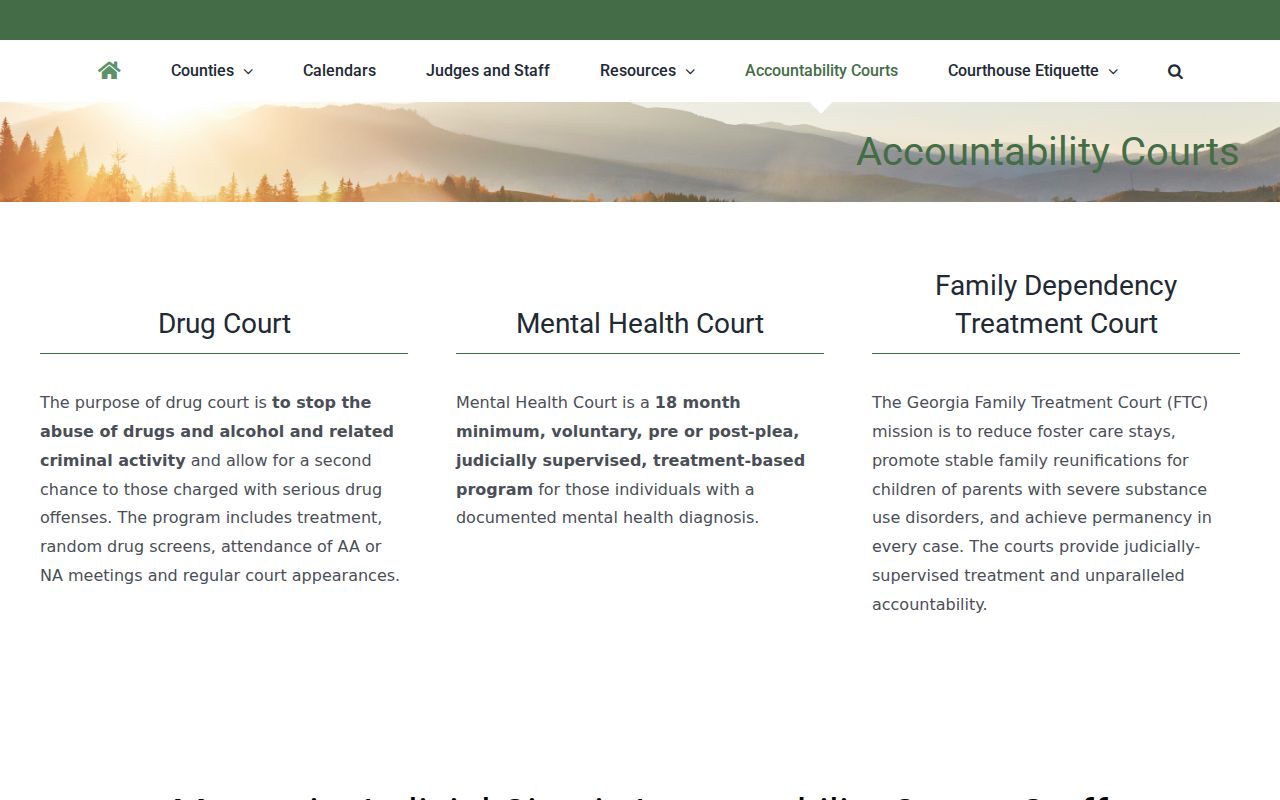 Habersham County arrest history and post-booking court information